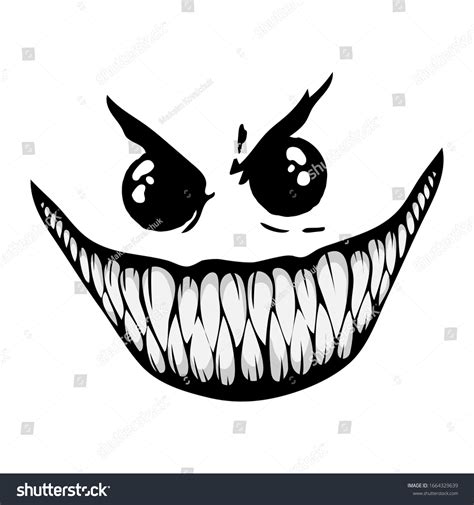 evil smile cartoon